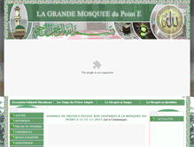 Tablet Screenshot of mosqueepointe.org